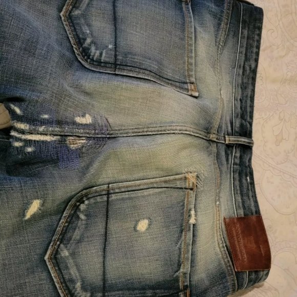 SCOTCH & SODA DEAN Men W33/L32 Relaxed Patched Distressed Jeans 22577 - Picture 6 of 6